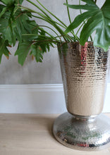 Load image into Gallery viewer, Hammered Silver Planter
