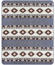 Load image into Gallery viewer, Antisana - Baby Alpaca Blanket - Extra Large Plus - Andean Harmony Geometric Pattern - Grey/Earth-Toned
