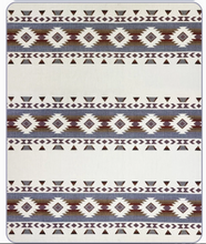 Load image into Gallery viewer, Antisana - Baby Alpaca Blanket - Extra Large Plus - Andean Harmony Geometric Pattern - Grey/Earth-Toned
