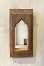 Load image into Gallery viewer, Rustic Wooden Wall Mirror
