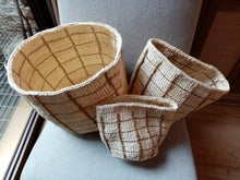 Load image into Gallery viewer, Kenyan Woven Basket Neutral
