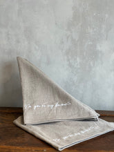 Load image into Gallery viewer, Embroidered Linen Napkins
