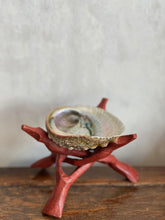 Load image into Gallery viewer, Tripod Stand with Abalone Shell Smudge Bowl
