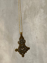 Load image into Gallery viewer, Coptic Charm Necklace on Long Plain Chain
