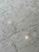 Load image into Gallery viewer, Antique Table with White Marble Top
