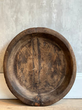 Load image into Gallery viewer, Antique Wooden Dough Bowl
