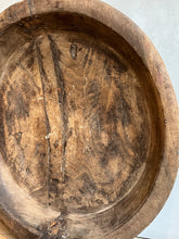 Load image into Gallery viewer, Antique Wooden Dough Bowl
