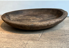 Load image into Gallery viewer, Antique Wooden Dough Bowl
