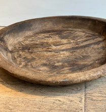 Load image into Gallery viewer, Antique Wooden Dough Bowl
