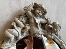Load image into Gallery viewer, Cherub Antique Wall Mirror
