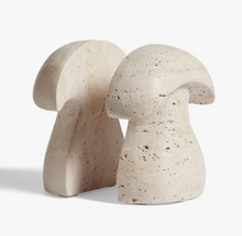 Load image into Gallery viewer, Mushroom Bookends - Travertine
