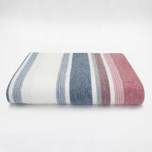Load image into Gallery viewer, Baby Alpaca Stripe Wool Blanket
