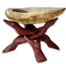 Load image into Gallery viewer, Tripod Stand with Abalone Shell Smudge Bowl
