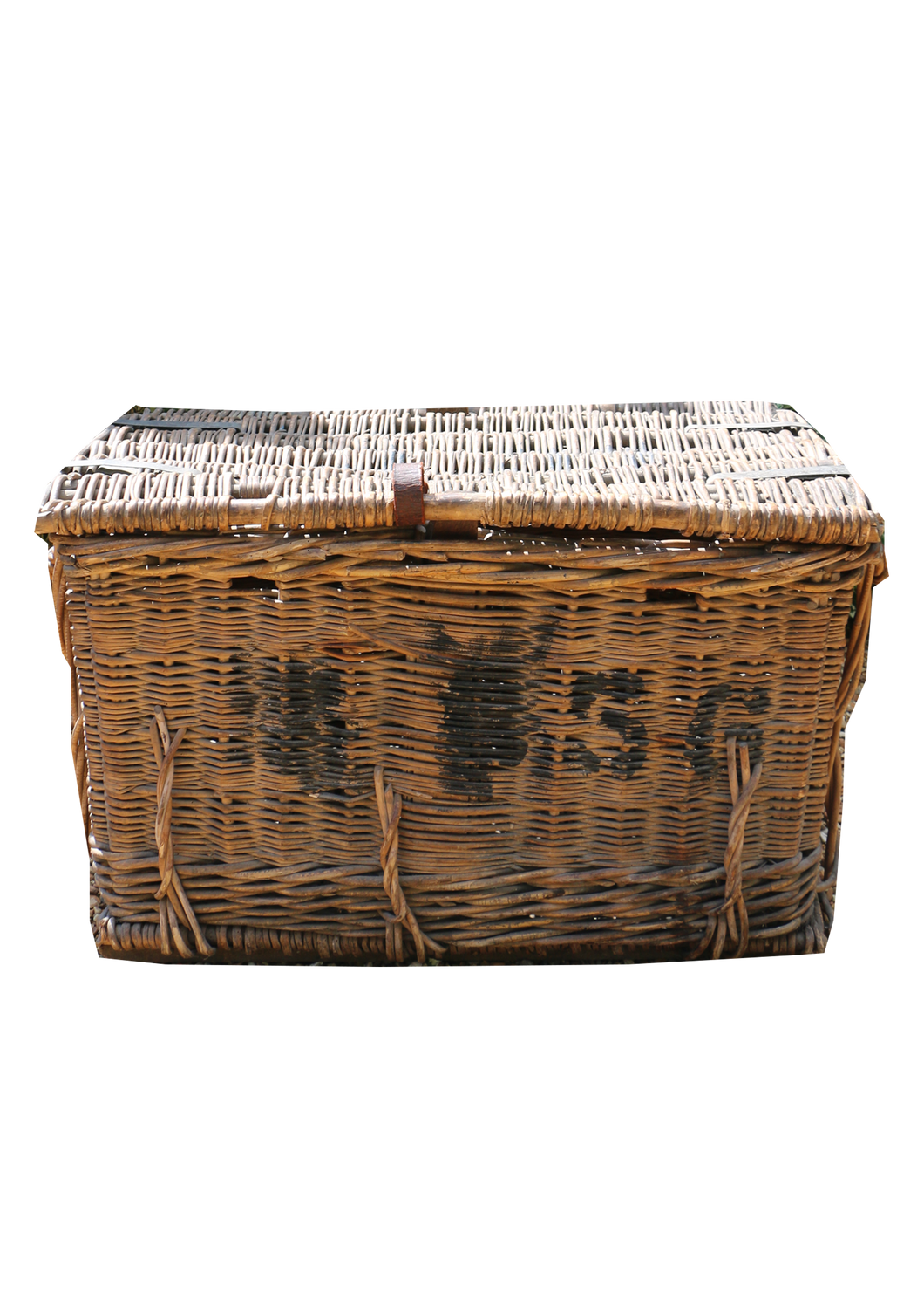 Large Linen Wicker Basket