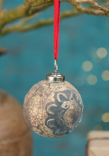 Load image into Gallery viewer, Eshana Antiqued Recycled Glass Bauble
