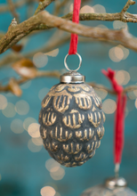 Load image into Gallery viewer, Eshana Antiqued Recycled Glass Bauble
