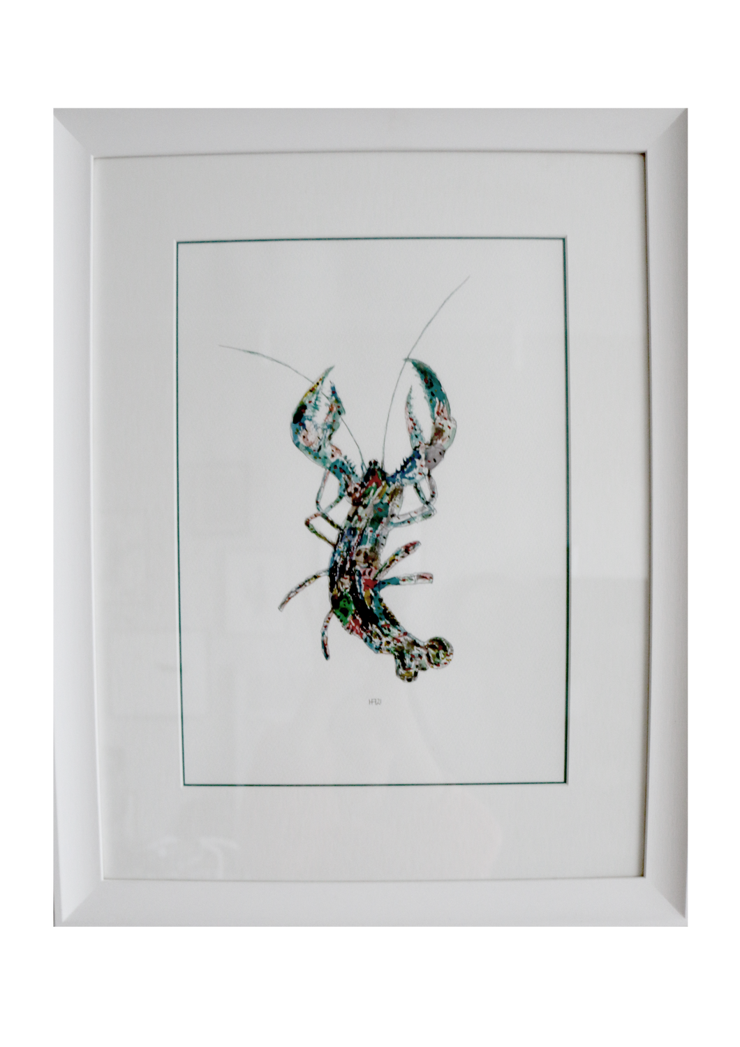 Original Lobster Watercolour by Hamish Alexander - Medium