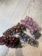 Load image into Gallery viewer, Vintage Stone Cluster of Grapes
