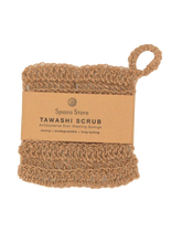 Load image into Gallery viewer, Natural Tawashi Kitchen Scrub Cloth
