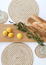 Load image into Gallery viewer, Neutral Spiral Placemat (Set of 4)
